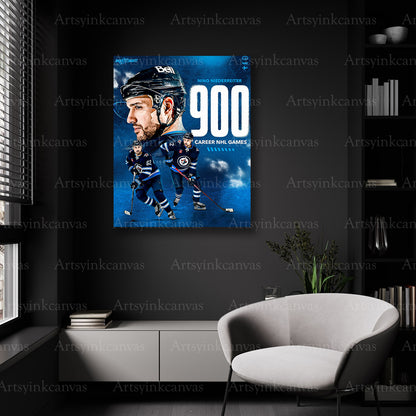 Winnipeg Jets hockey milestone wall decor