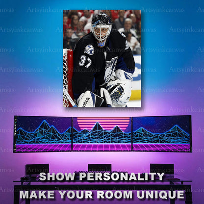 Olaf Kolzig goaltender hockey artwork