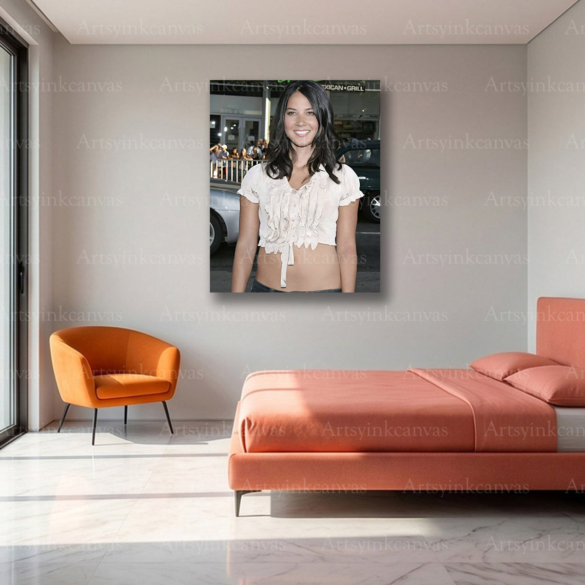 Premium Olivia Munn celebrity wall art