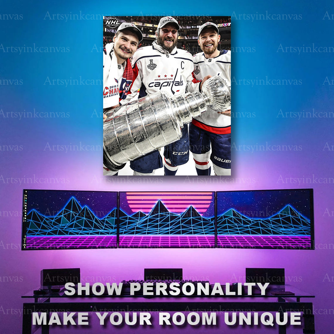 Washington Capitals Stanley Cup champions artwork