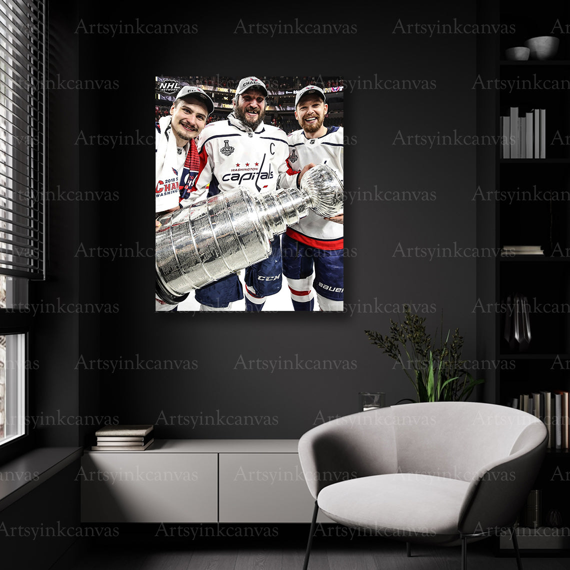 Capitals championship celebration wall decor