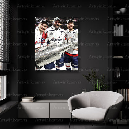 Capitals championship celebration wall decor