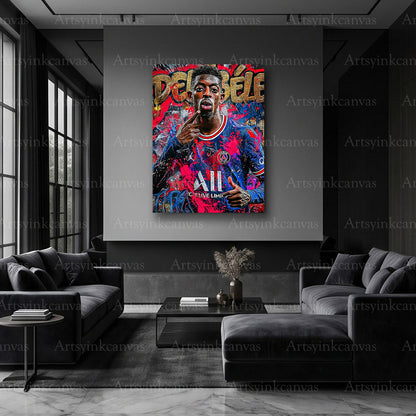 Dembélé football player artwork