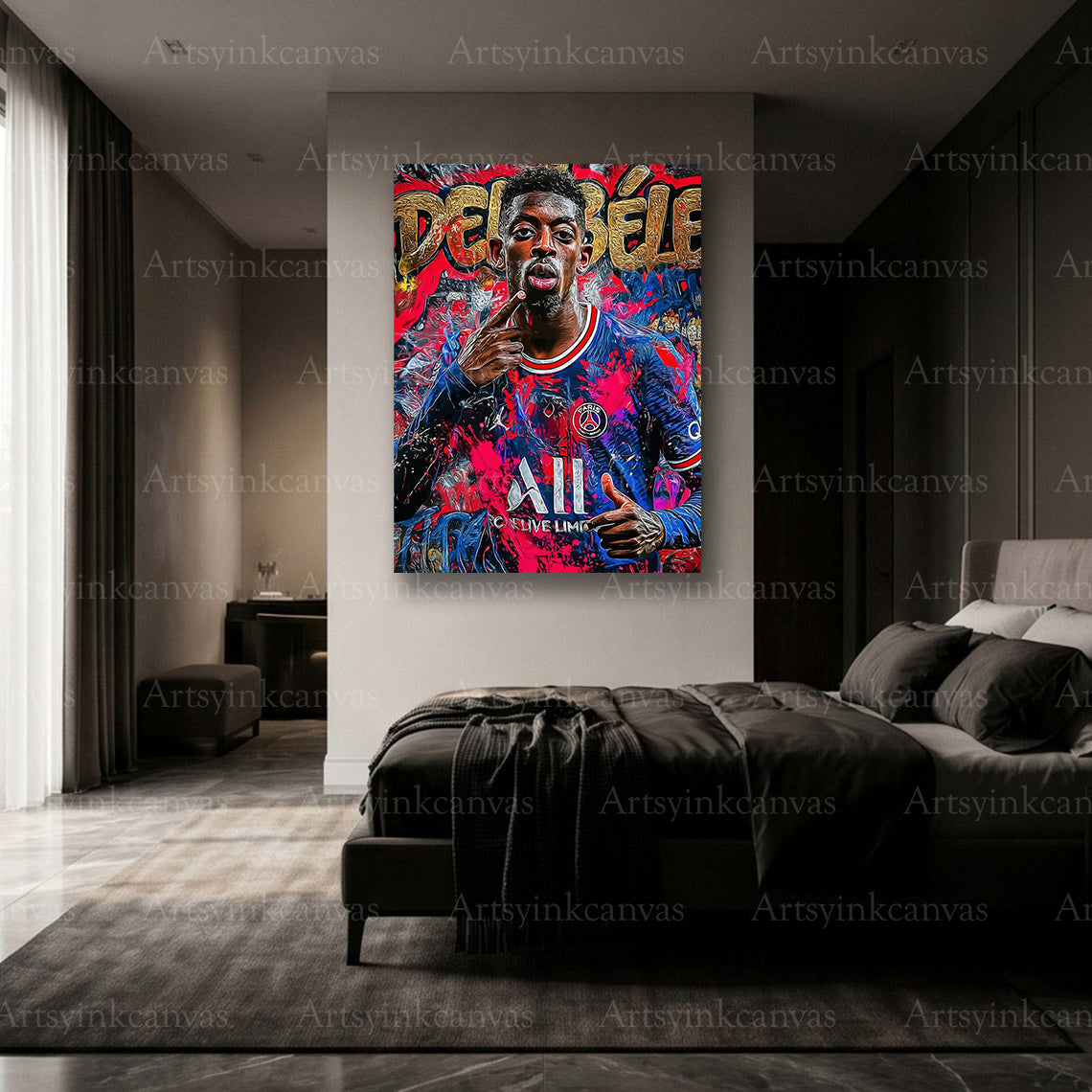 Premium Ousmane Dembélé wall art