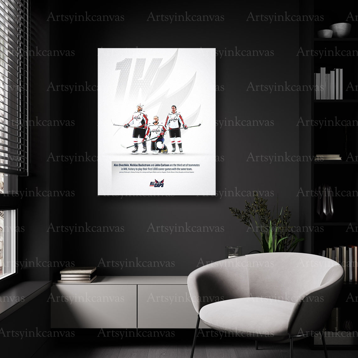 Capitals legends wall decor