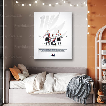 Premium Washington Capitals legends canvas print