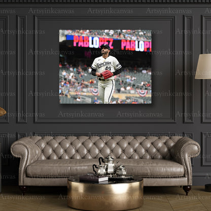 Premium Pablo Lopez Minnesota Twins canvas art