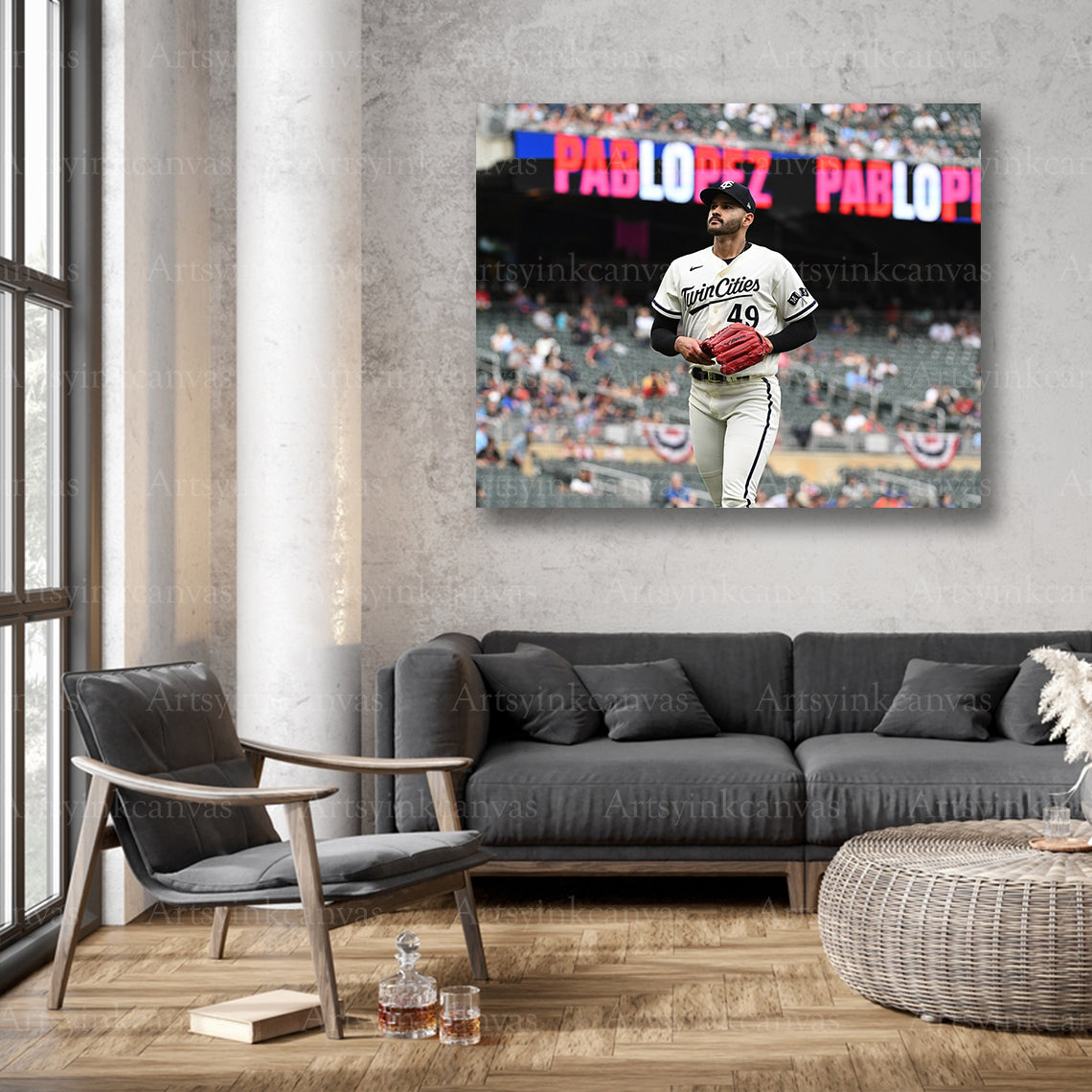 Pablo Lopez MLB baseball wall decor