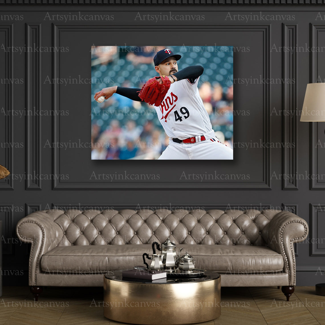 Premium Pablo Lopez Minnesota Twins canvas art