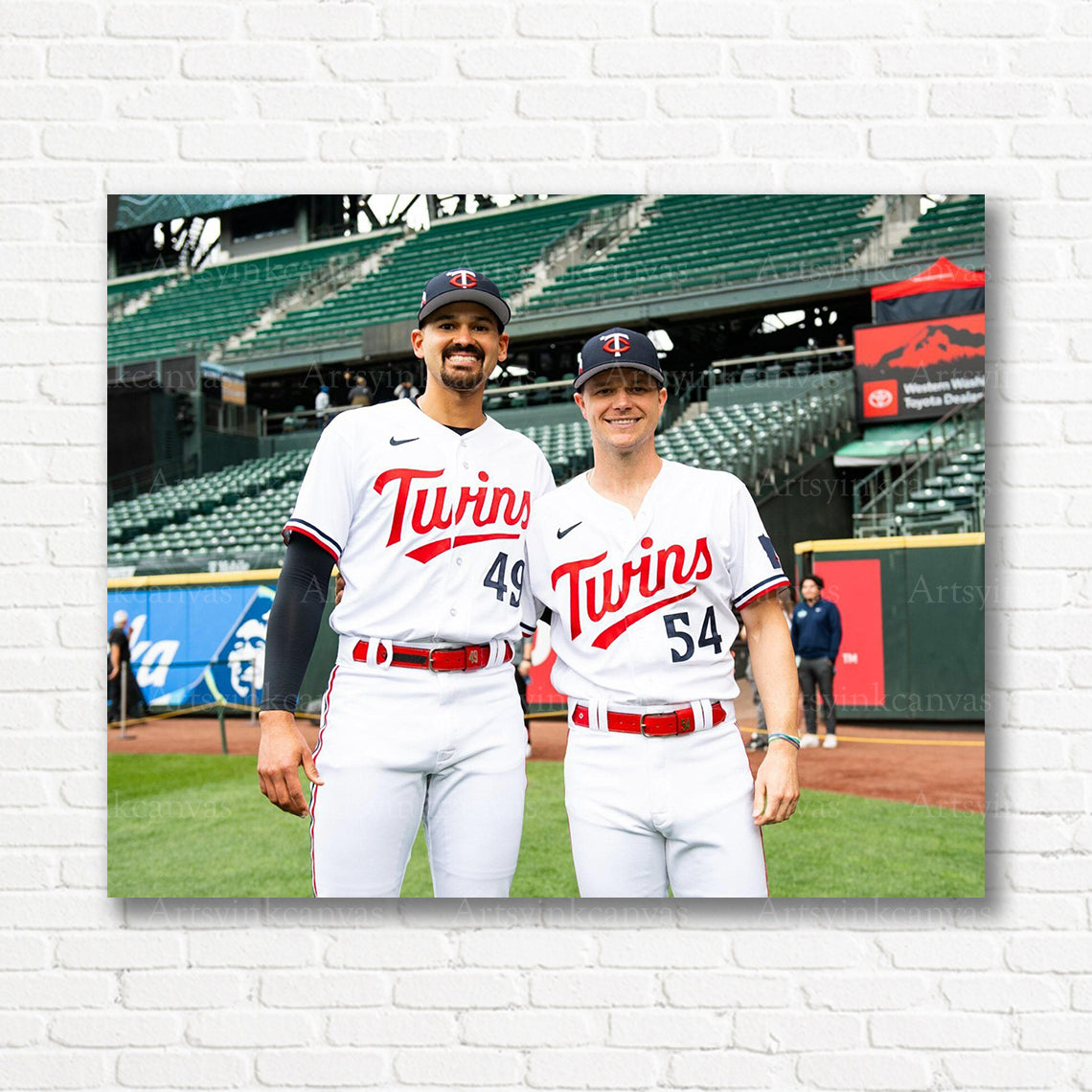 Pablo Lopez Sonny Gray Twins player canvas print