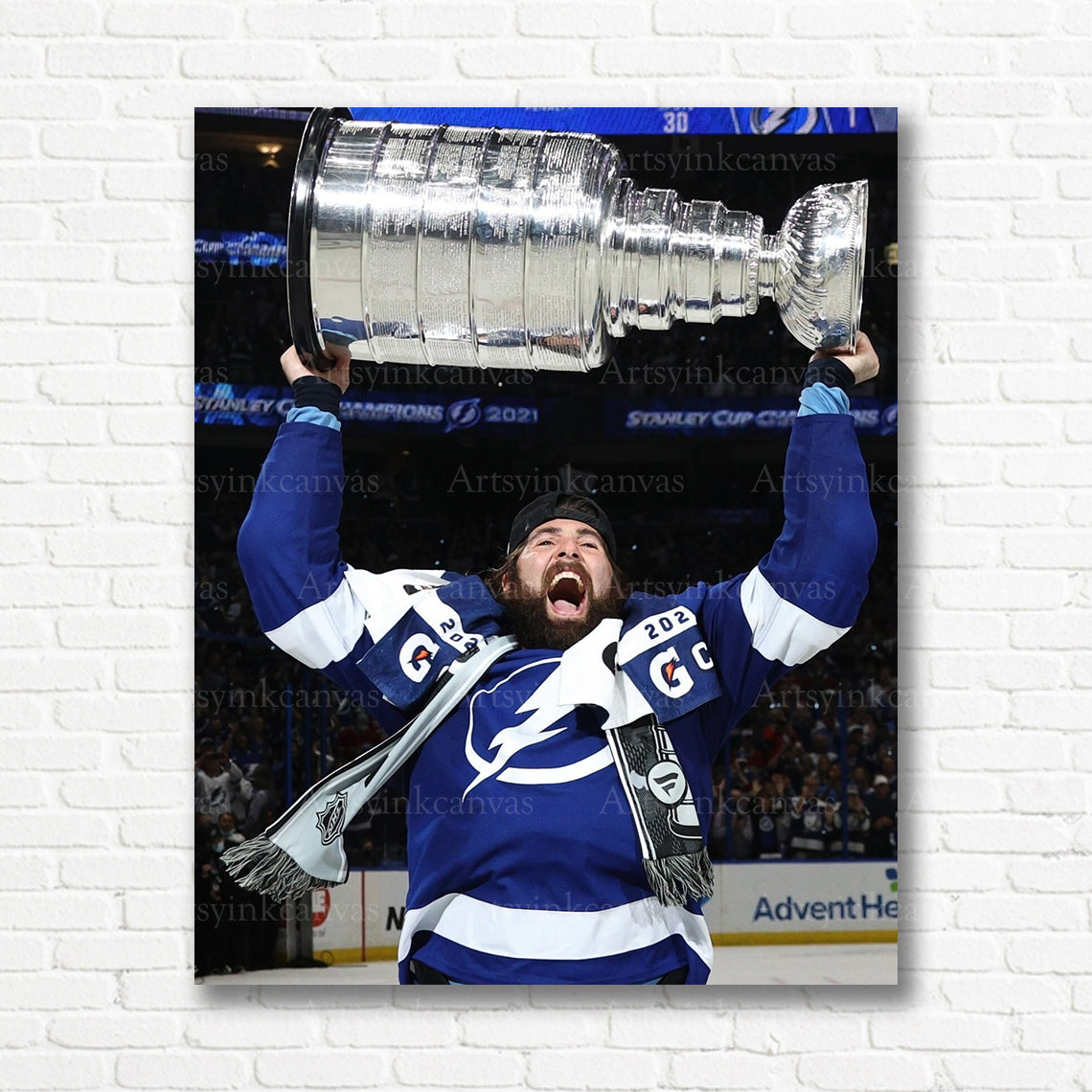 Pat Maroon 2021 Stanley Cup Lightning canvas print