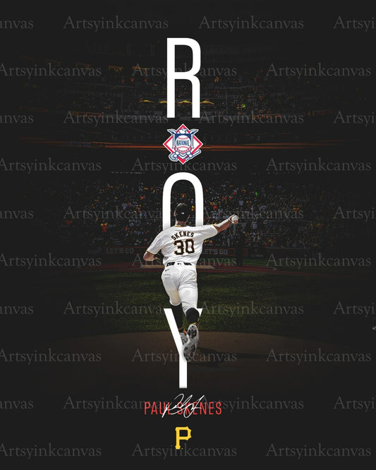 Paul Skenes elite pitching canvas wall art