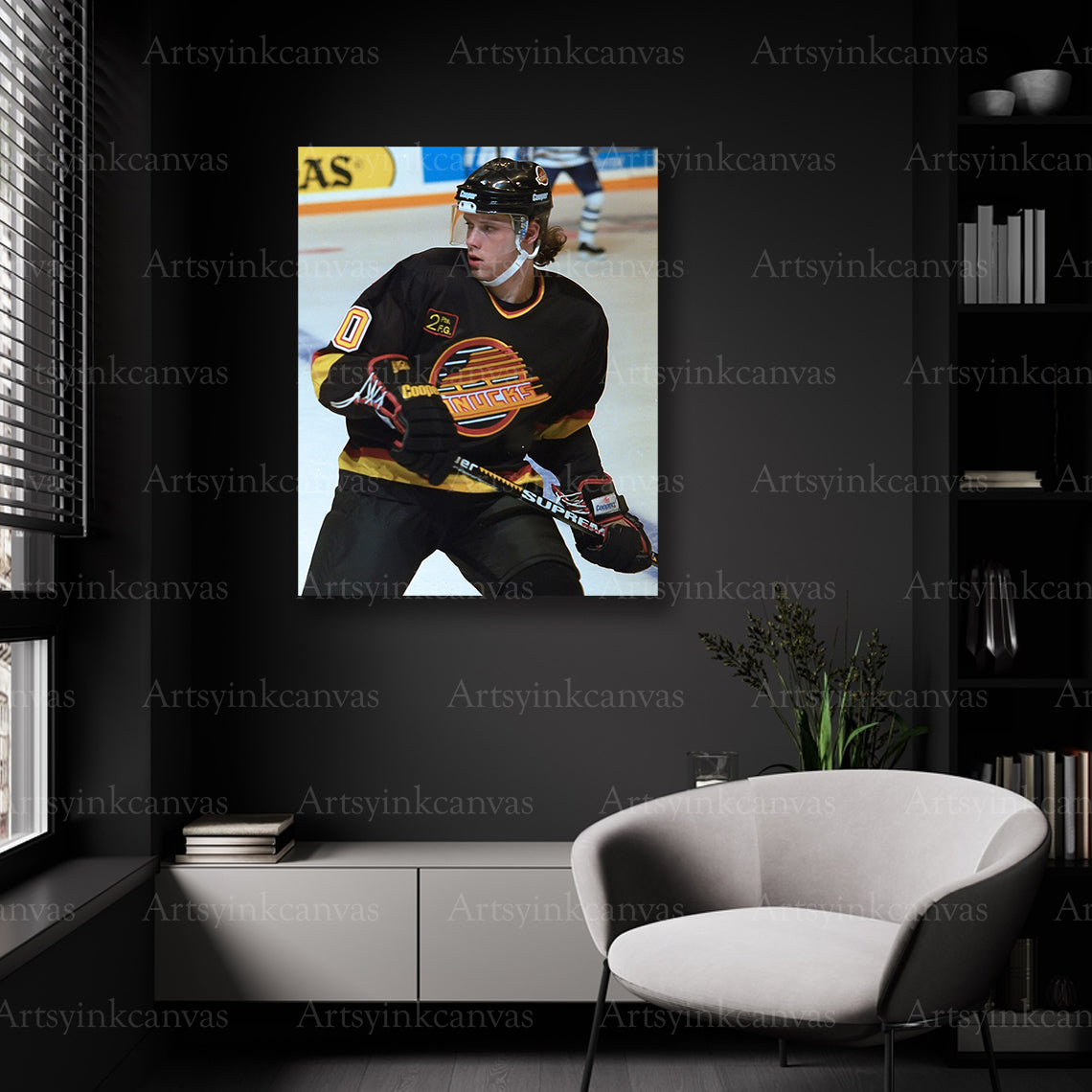 Vancouver Canucks Pavel Bure wall decor