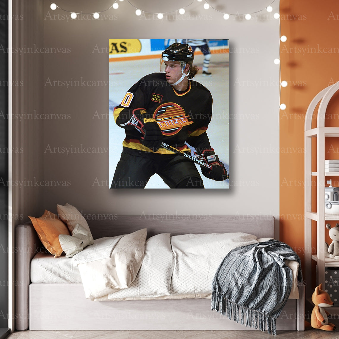 Premium Pavel Bure Canucks canvas print