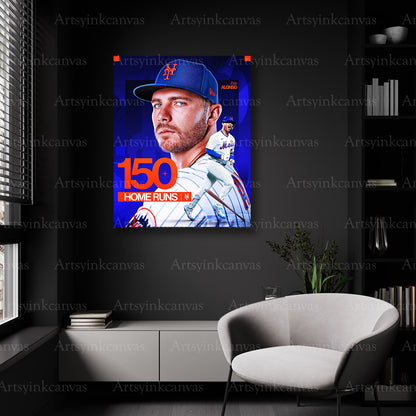 New York Mets home run record wall decor