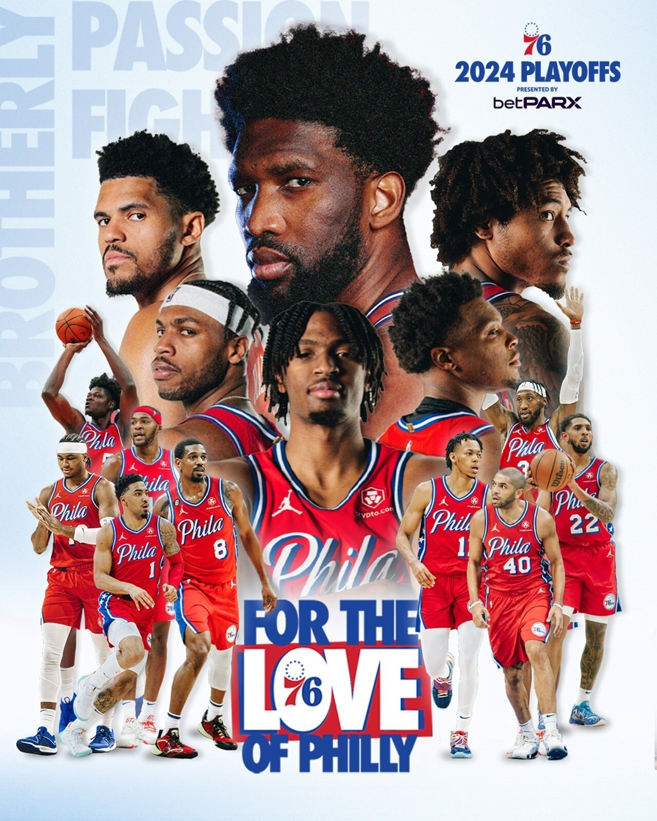 Philadelphia Sixers playoff basketball canvas print