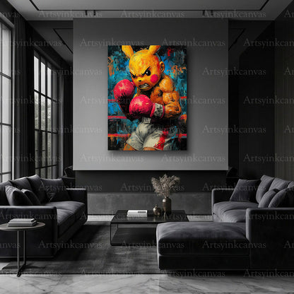 Pikachu urban graffiti artwork