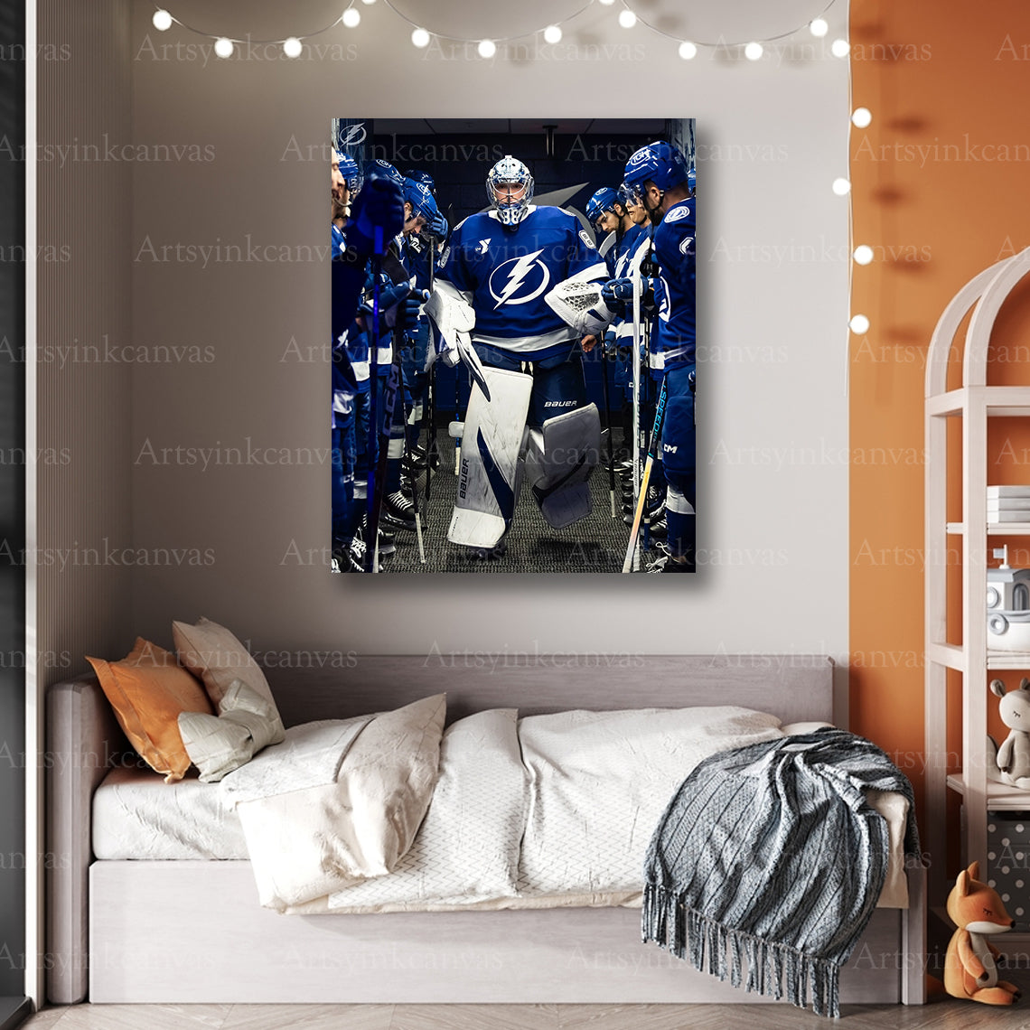 Premium Andrei Vasilevskiy Lightning tunnel canvas print