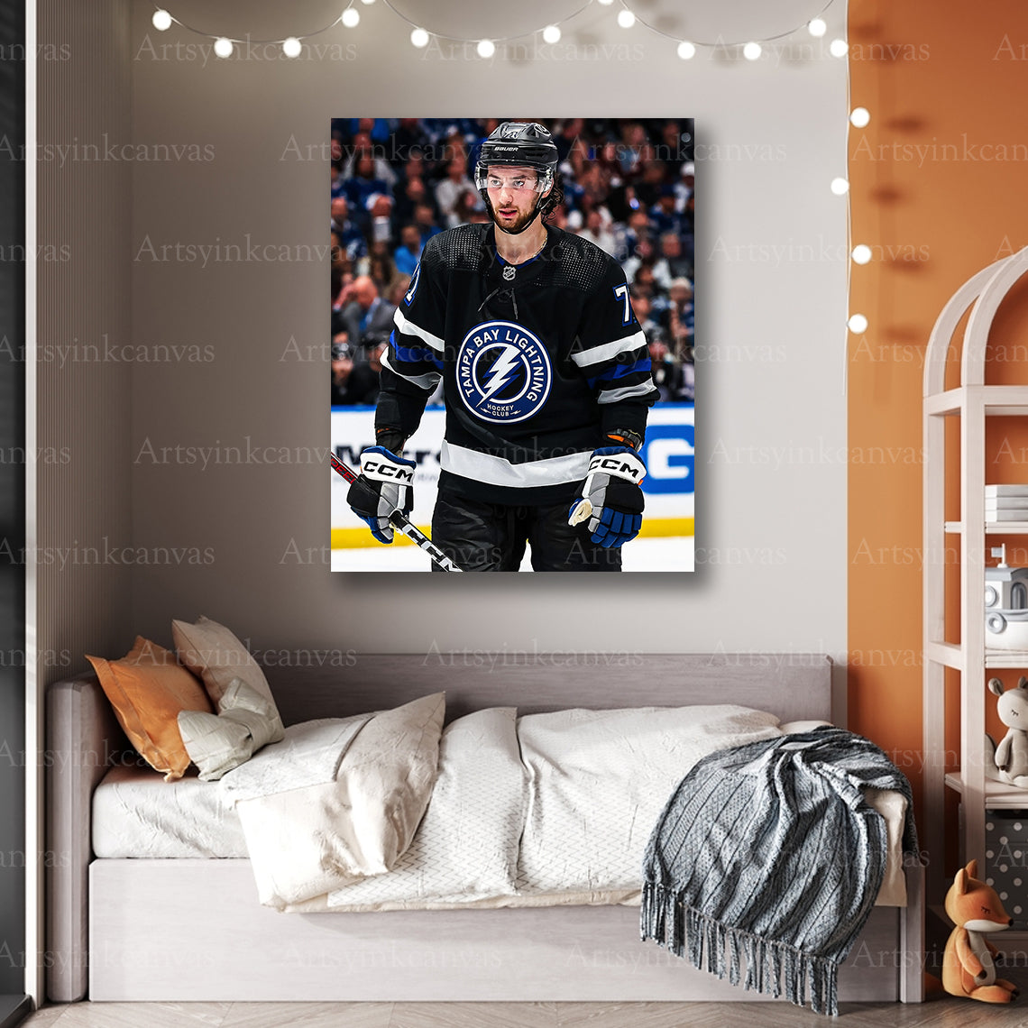 Premium Anthony Cirelli Lightning canvas print