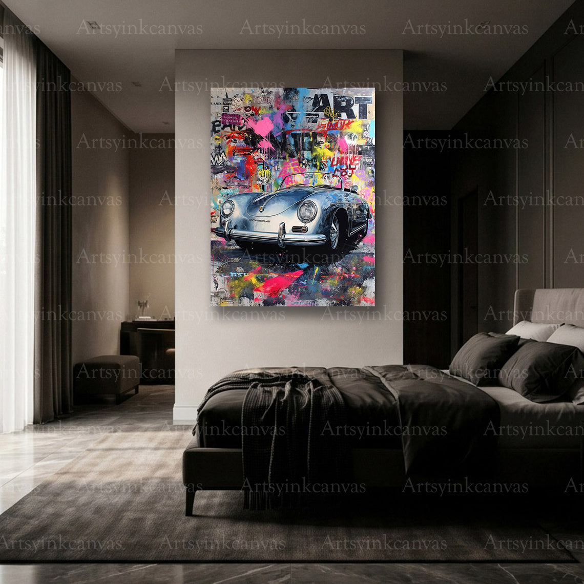 Premium Porsche Speedster canvas wall decor