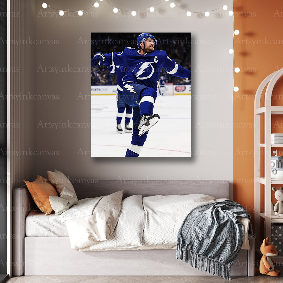 Premium Steve Stamkos Lightning playoff canvas print