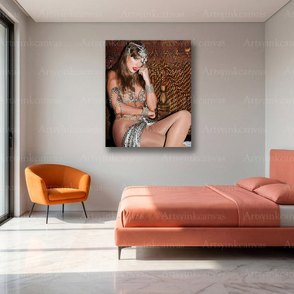 Premium Taylor Swift music canvas print