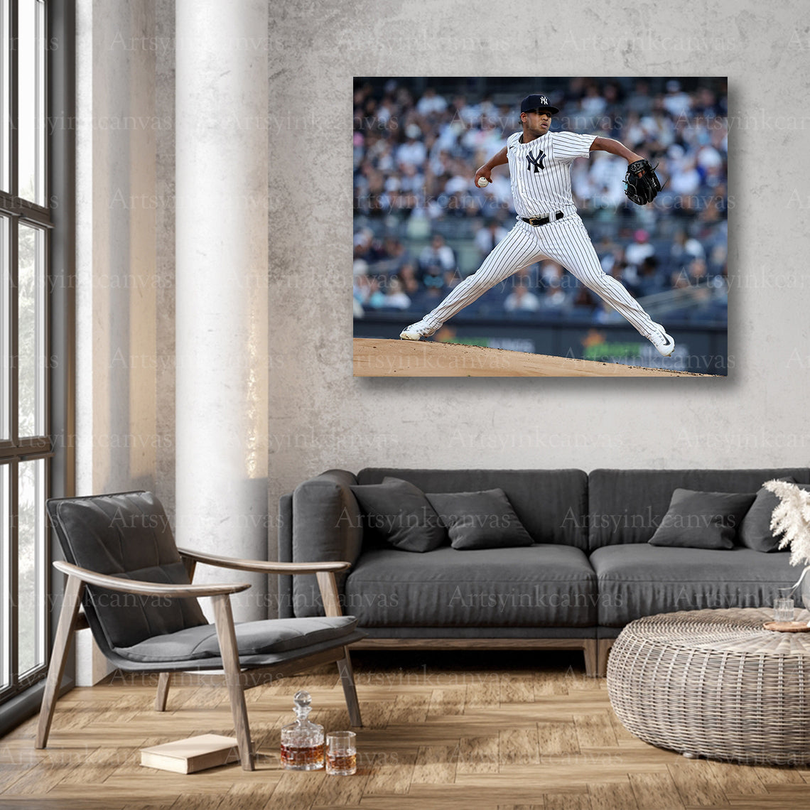 New York Yankees Randy Vasquez wall decor