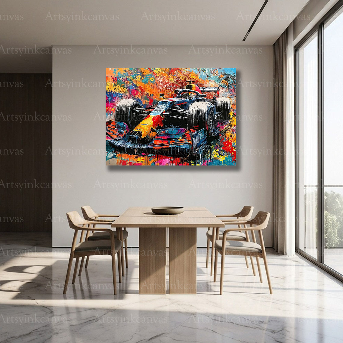 Red Bull Racing motorsport canvas art