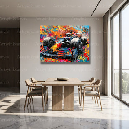Red Bull Racing motorsport canvas art