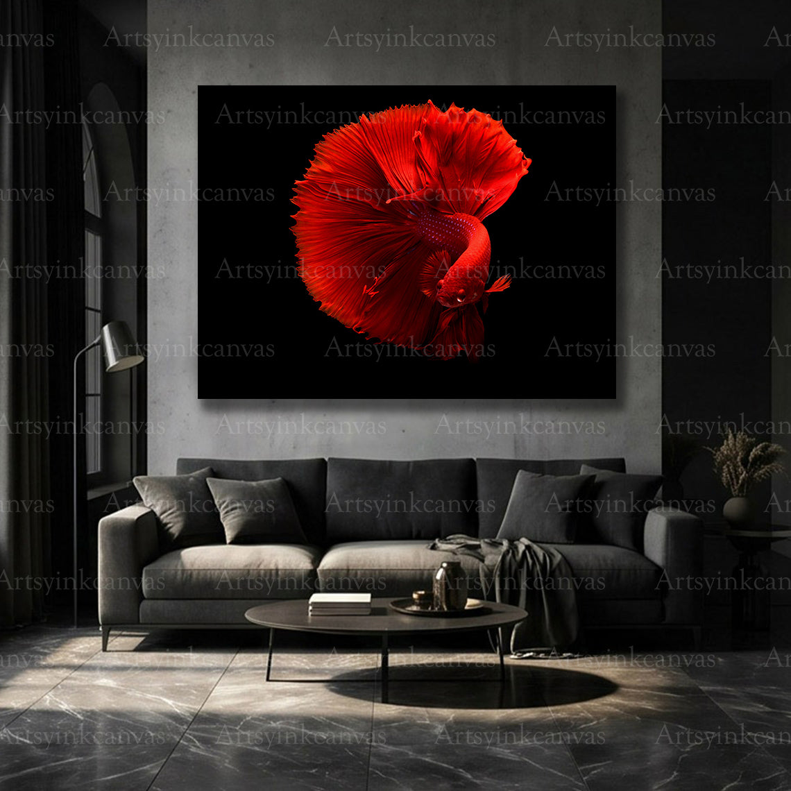 Colorful marine life home decoration
