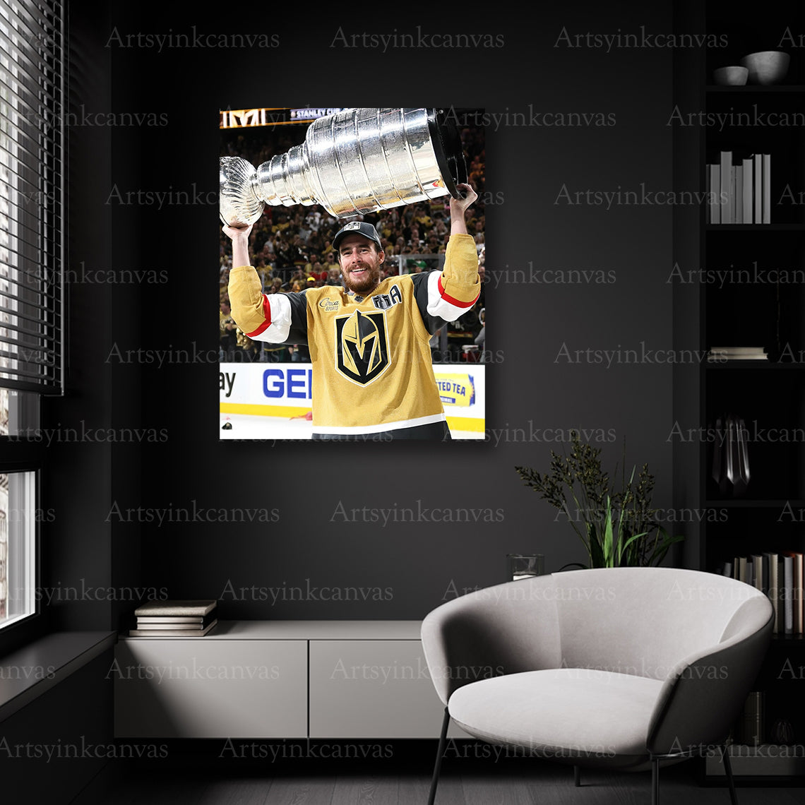 Vegas Golden Knights Stanley Cup champion wall decor