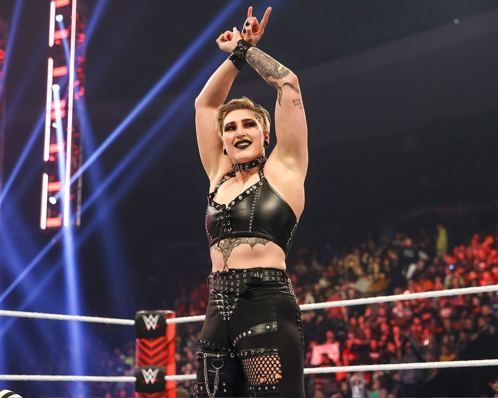 Rhea Ripley WWE superstar canvas print for fans