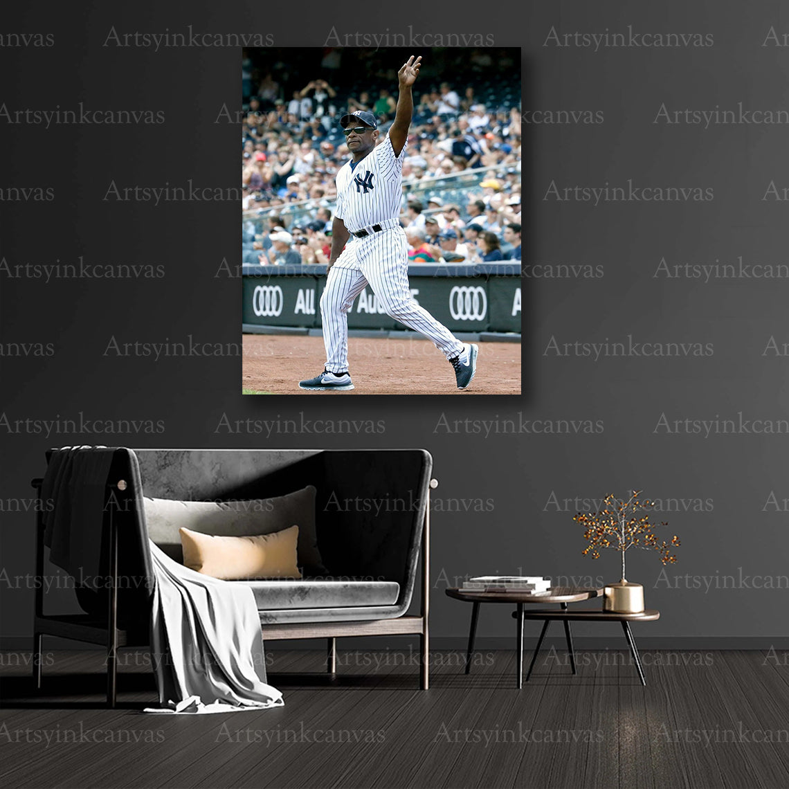 Rickey Henderson Hall of Fame collector canvas