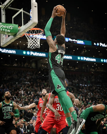 Robert Williams III dunk Boston Celtics canvas wall art