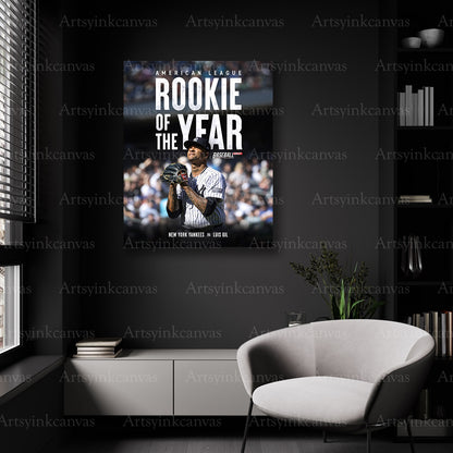 Rising baseball star wall decor