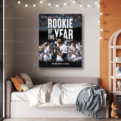 Premium baseball award canvas art
