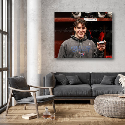 Washington Capitals rookie milestone wall decor