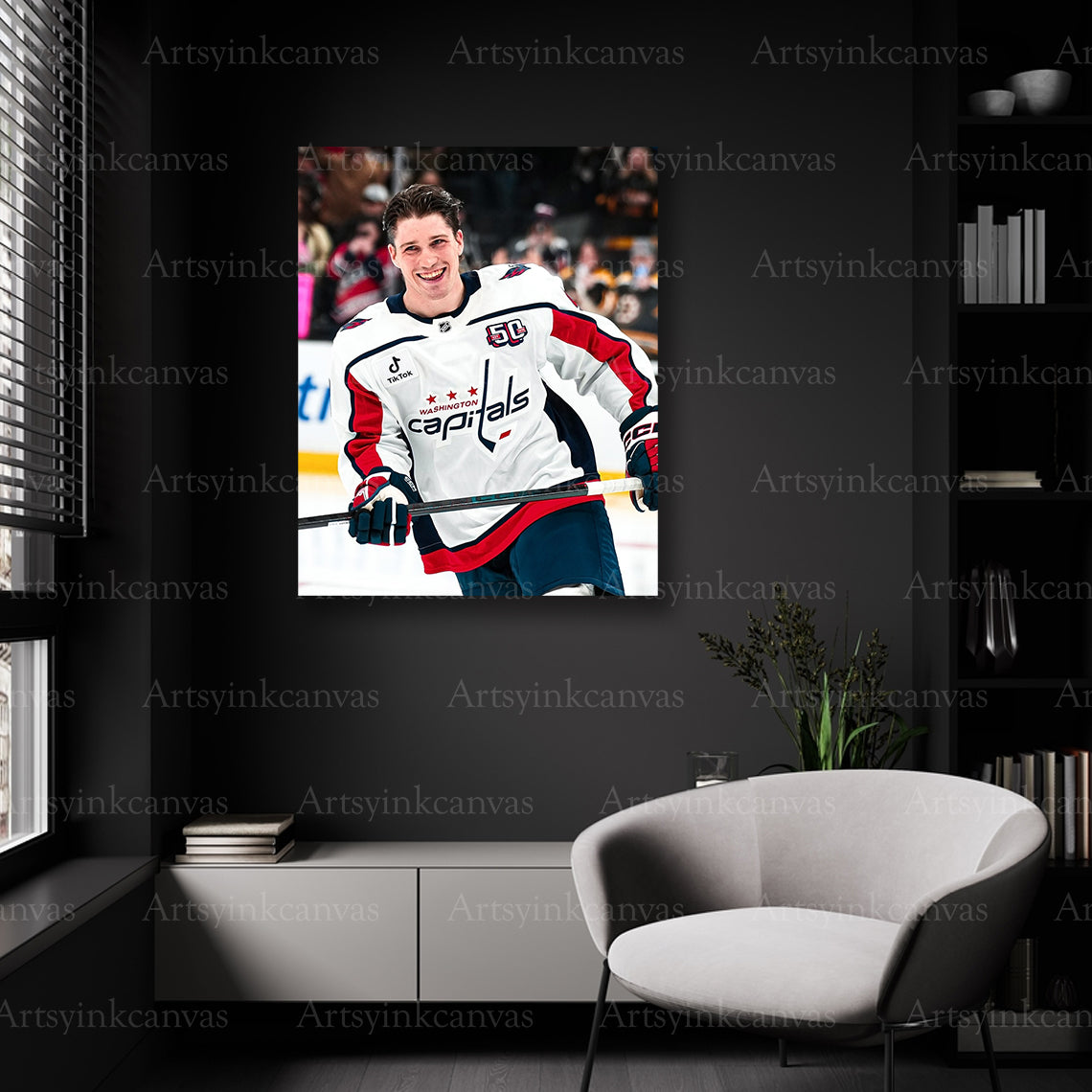 Washington Capitals rookie debut wall decor