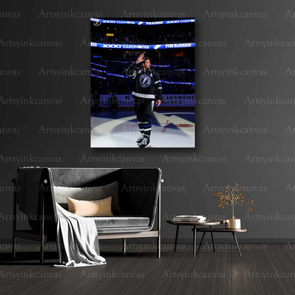 Ryan McDonagh NHL milestone collector canvas art