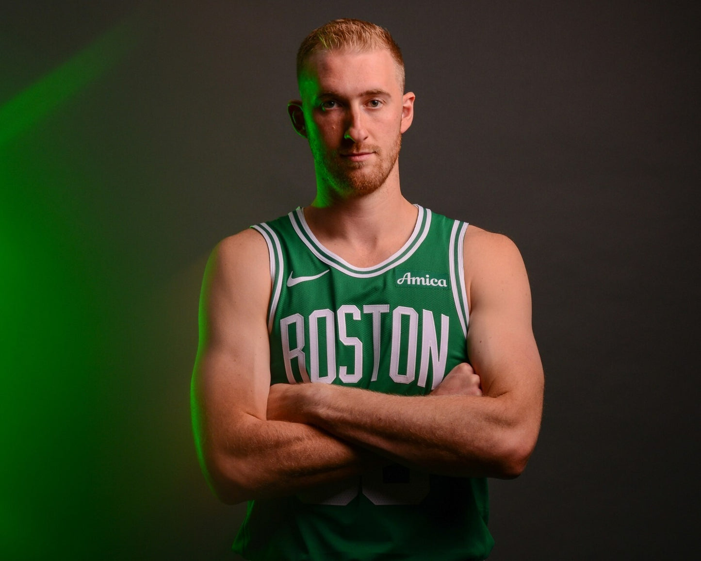 Sam Hauser Media Day Shoot Boston Celtics canvas wall art