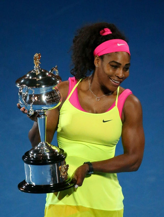 Serena Williams championship spirit canvas wall art