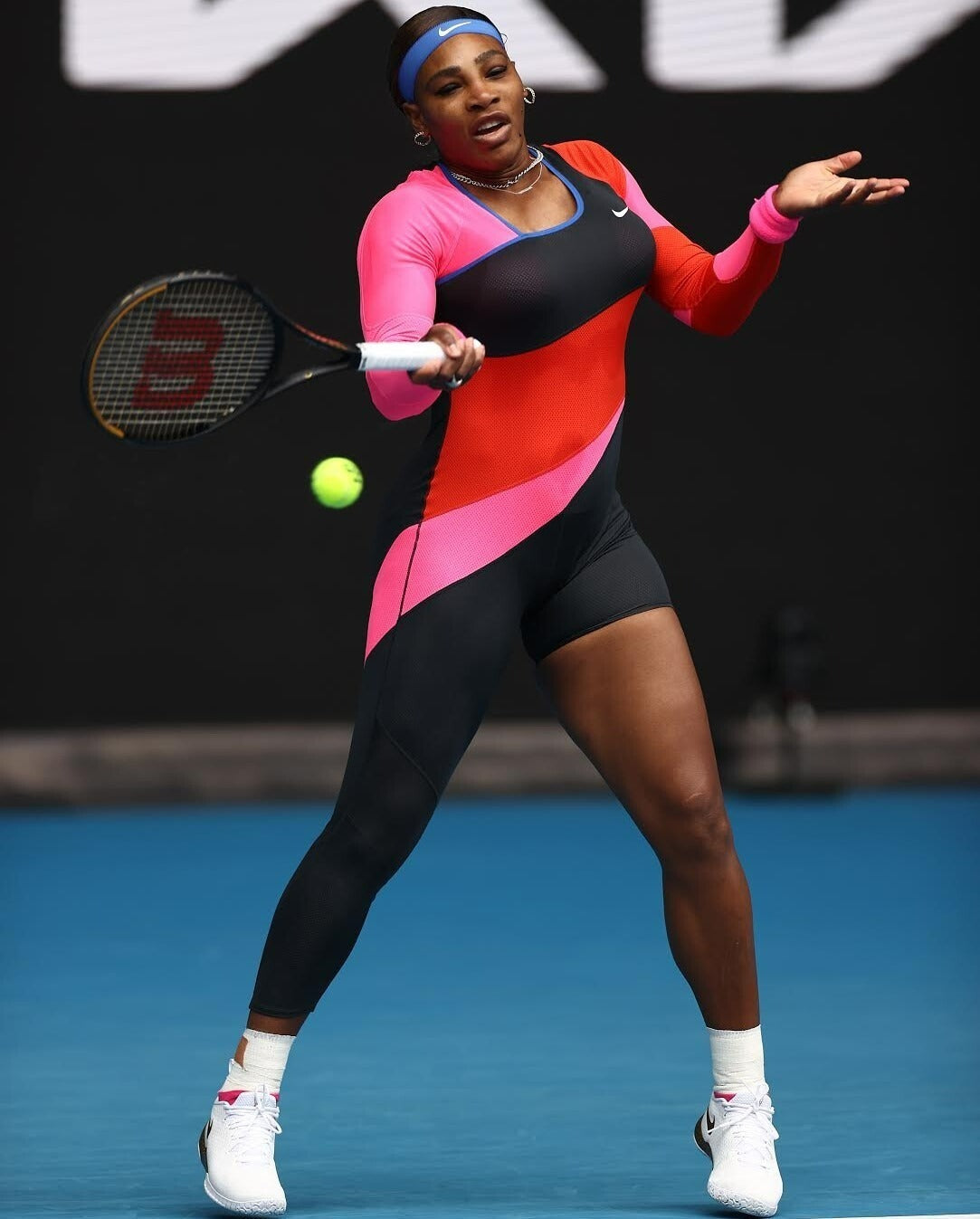 Serena Williams dynamic Grand Slam action canvas wall art
