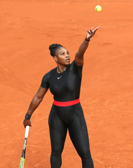 Serena Williams elite champion portrait canvas wall art