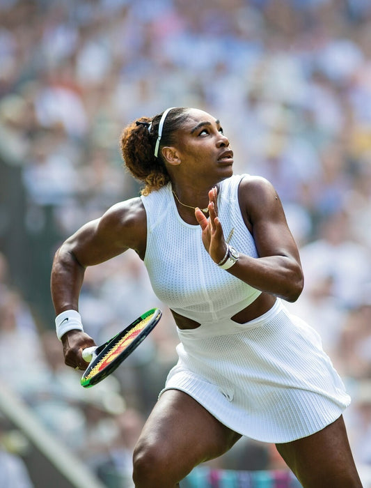 Serena Williams elite match action canvas wall art