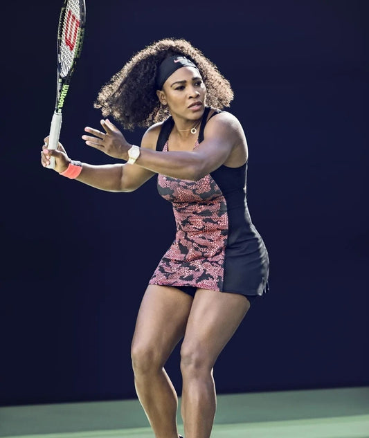 Serena Williams iconic champion canvas wall art