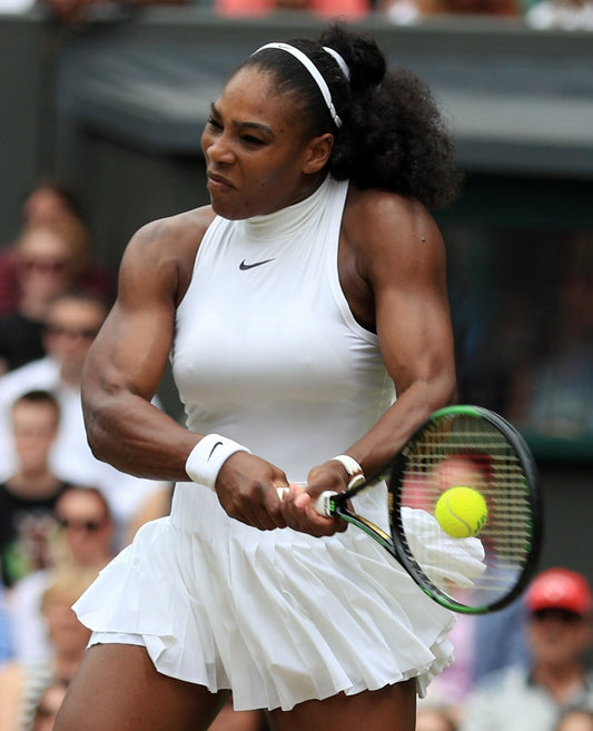Serena Williams iconic champion portrait canvas wall art