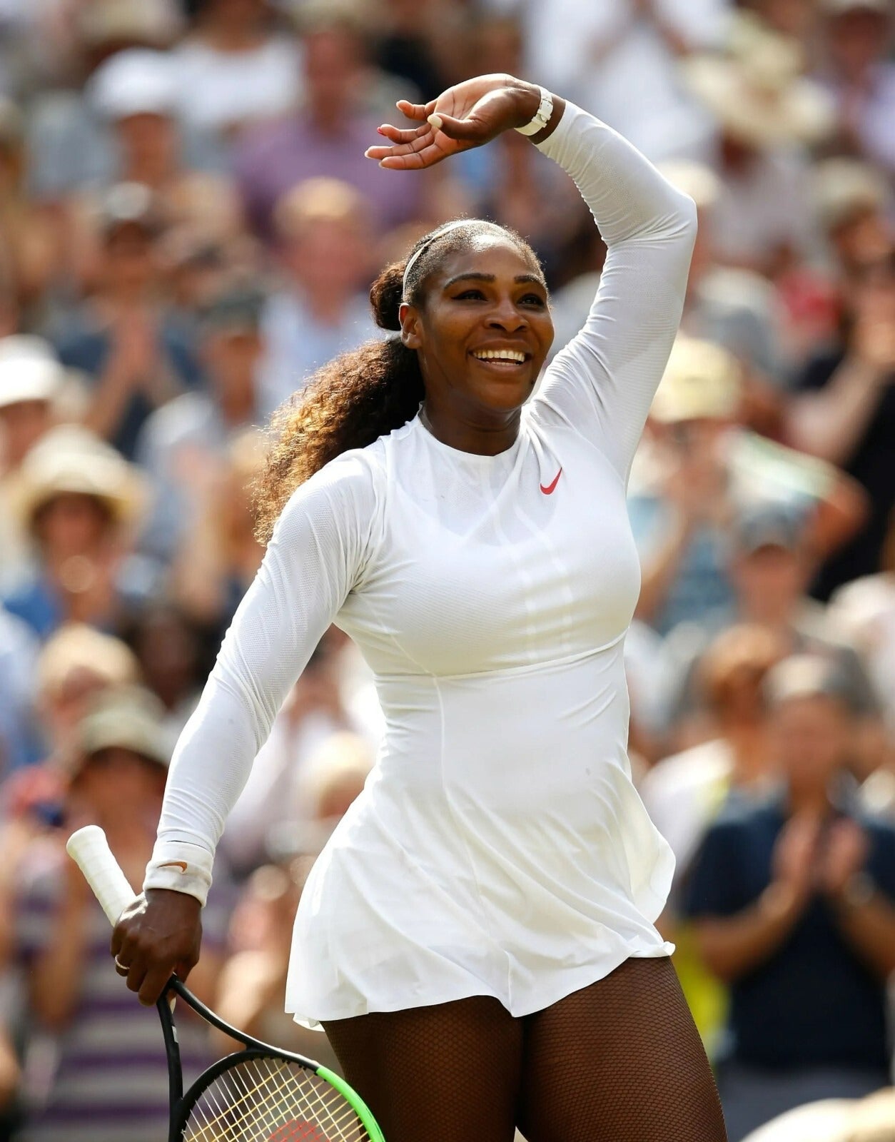 Serena Williams legendary match day canvas wall art