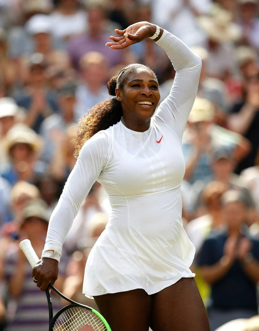 Serena Williams legendary match day canvas wall art