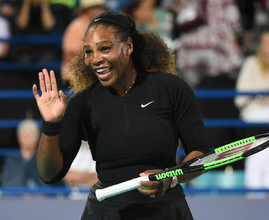 Serena Williams victory mindset canvas wall art