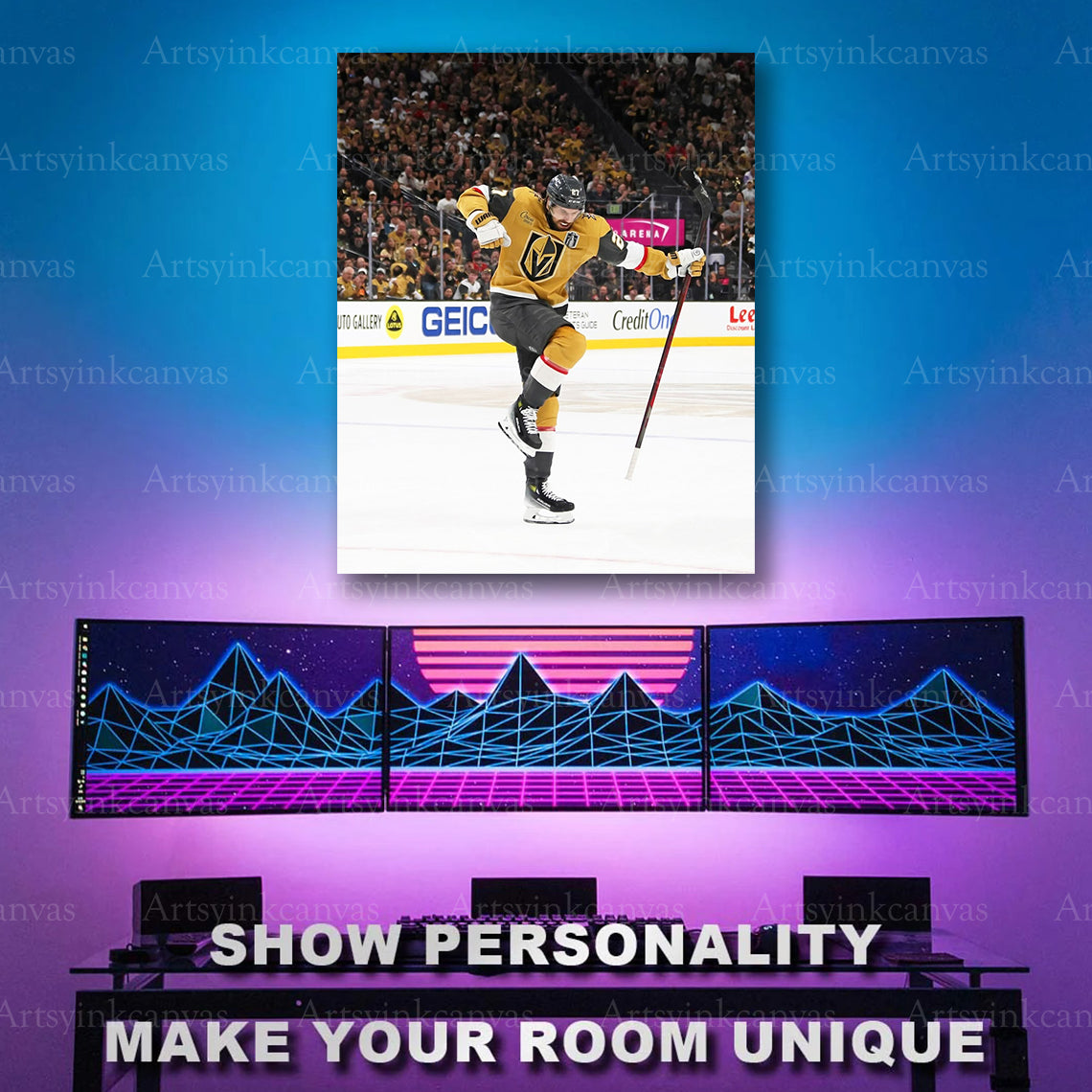 Vegas Golden Knights Shea Theodore artwork